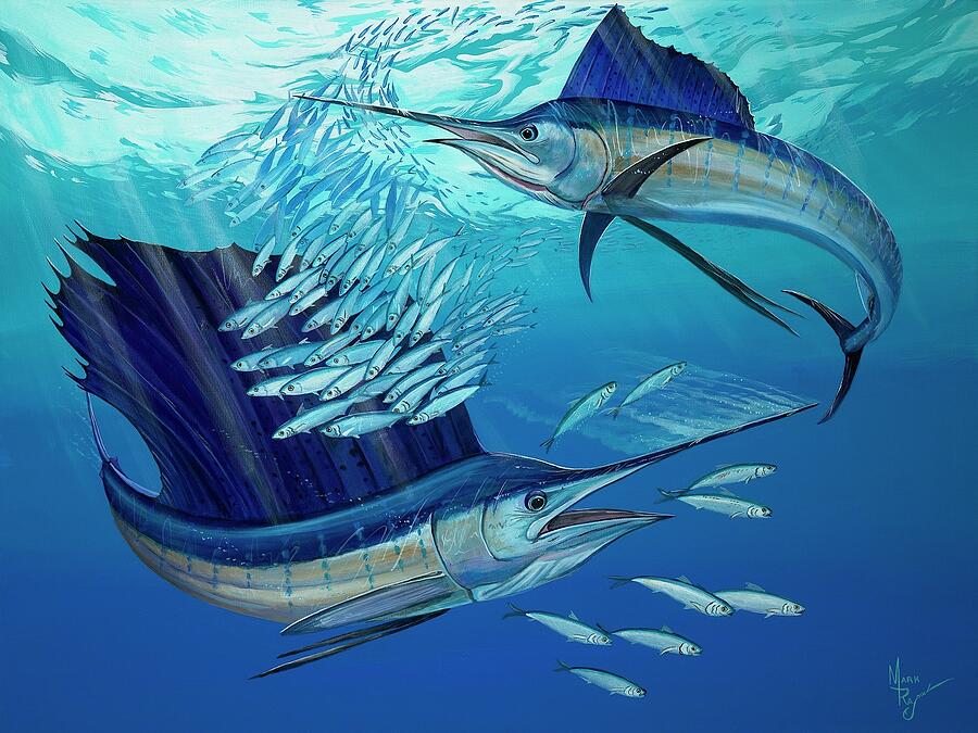 Blue Heaven Painting by Mark Ray