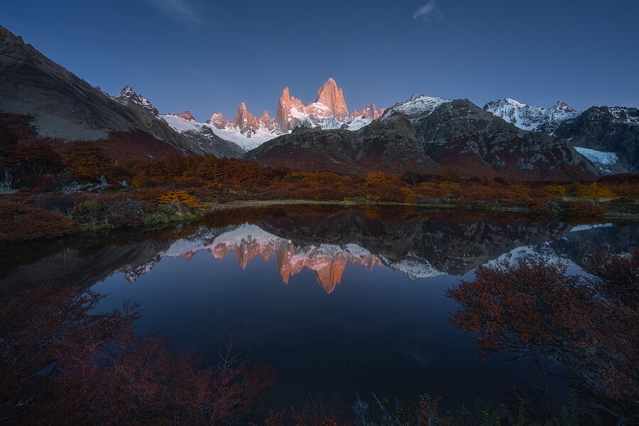 Blue Hour Of Fitz Roy by Yongnan Li