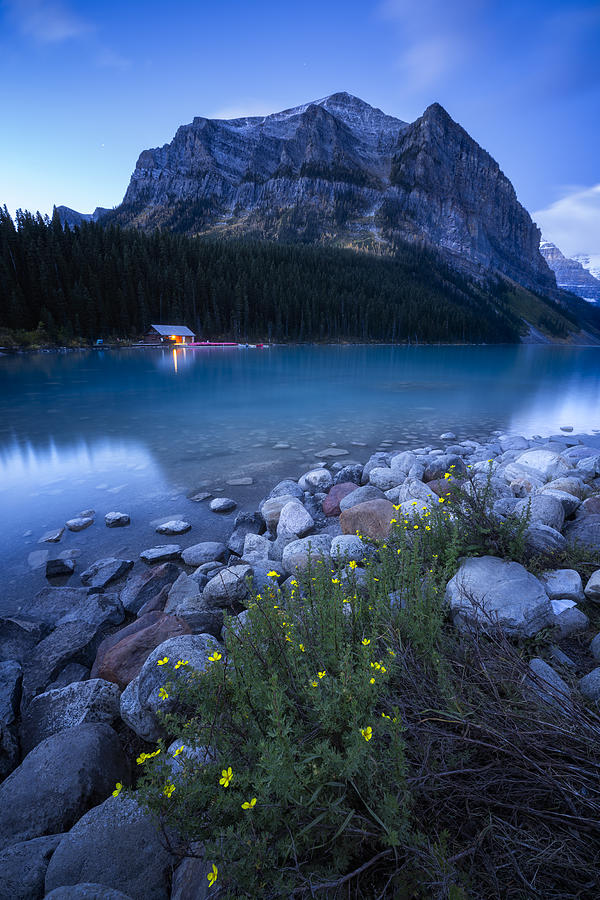 Blue Time Lake Louise by Yongnan Li