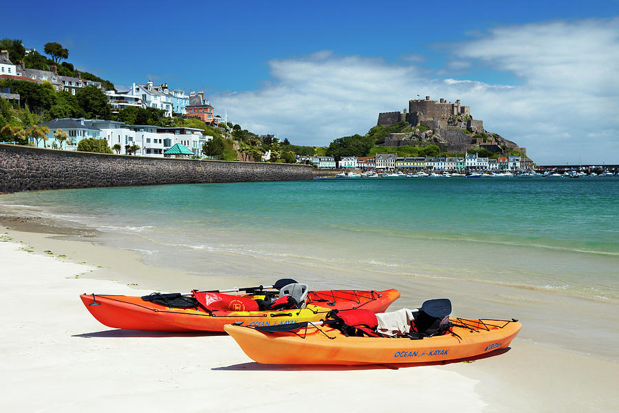 Boats On The Beach Digital Art by Richard Taylor