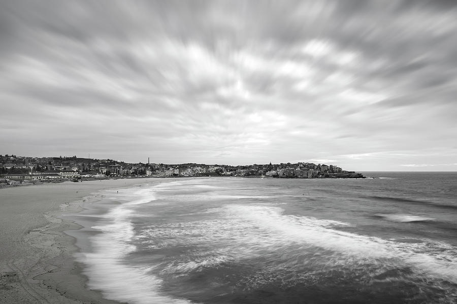 Bondi BW Photograph by Monamifoto