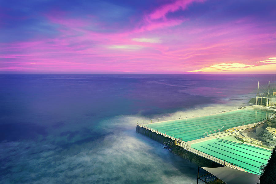 Bondi - Purple Clouds Photograph by Monamifoto