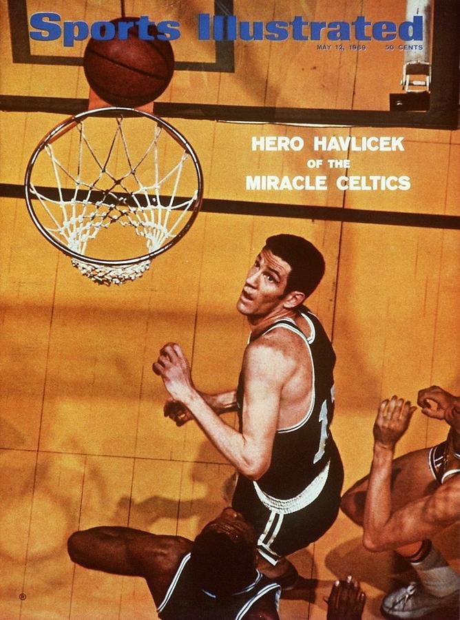 John Havlicek in 1969 NBA Finals Photograph - Boston Celtics John Havlicek, 1969 Nba Finals Sports Illustrated Cover by Sports Illustrated