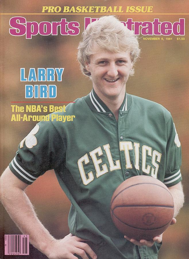 Larry Bird on Sports Illustrated Cover Photograph - Boston Celtics Larry Bird, 1981 Nba Preview Sports Illustrated Cover by Sports Illustrated