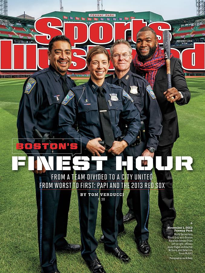 Boston's Finest and Red Sox Celebration Photograph - Bostons Finest Hour From A Team Divided To A City United Sports Illustrated Cover by Sports Illustrated
