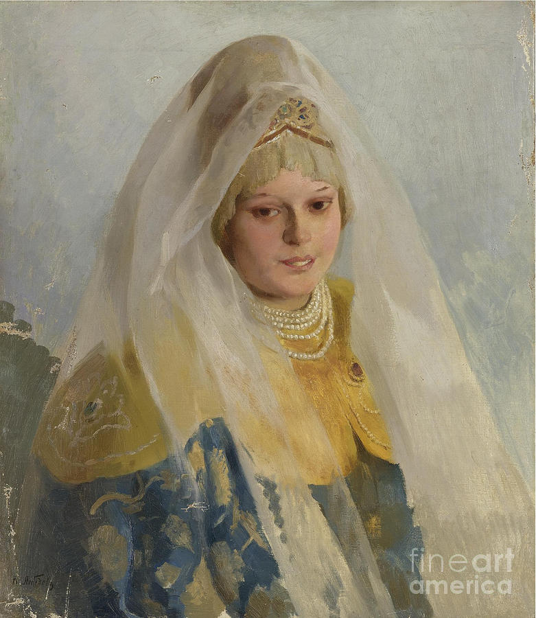 Boyars Wife. Artist Lebedev, Klavdi by Heritage Images