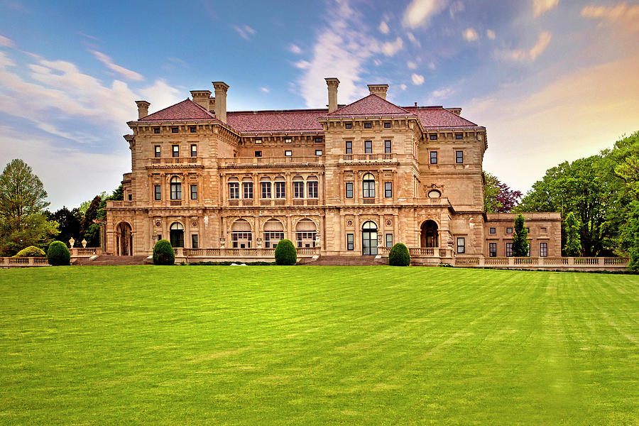 Breakers Mansion, Newport, Ri Digital Art by Claudia Uripos
