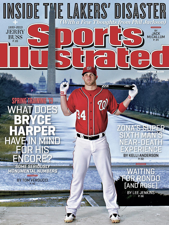 Bryce Harper on Sports Illustrated Cover Photograph - Bryce Harper Spring Training 13 Sports Illustrated Cover by Sports Illustrated
