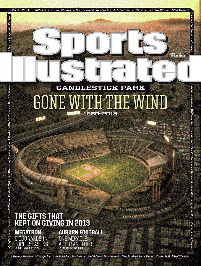 Candlestick Park Farewell Tribute Photograph - Candlestick Park Gone With The Wind Sports Illustrated Cover by Sports Illustrated