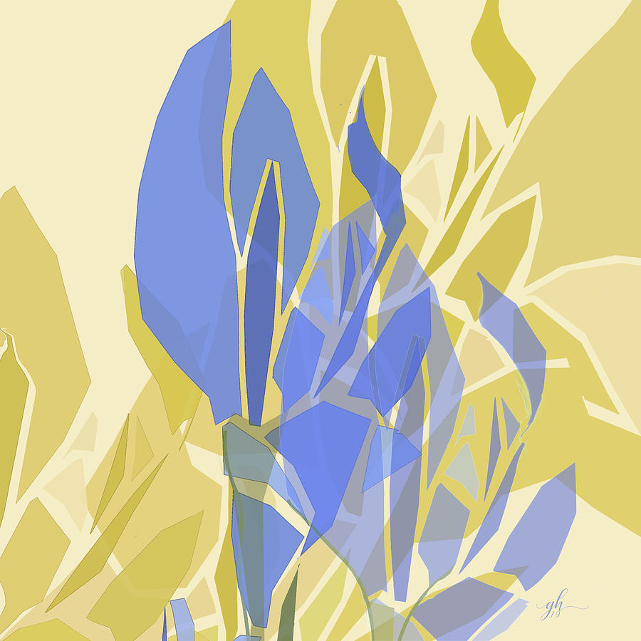 Chanson Digital Art by Gina Harrison