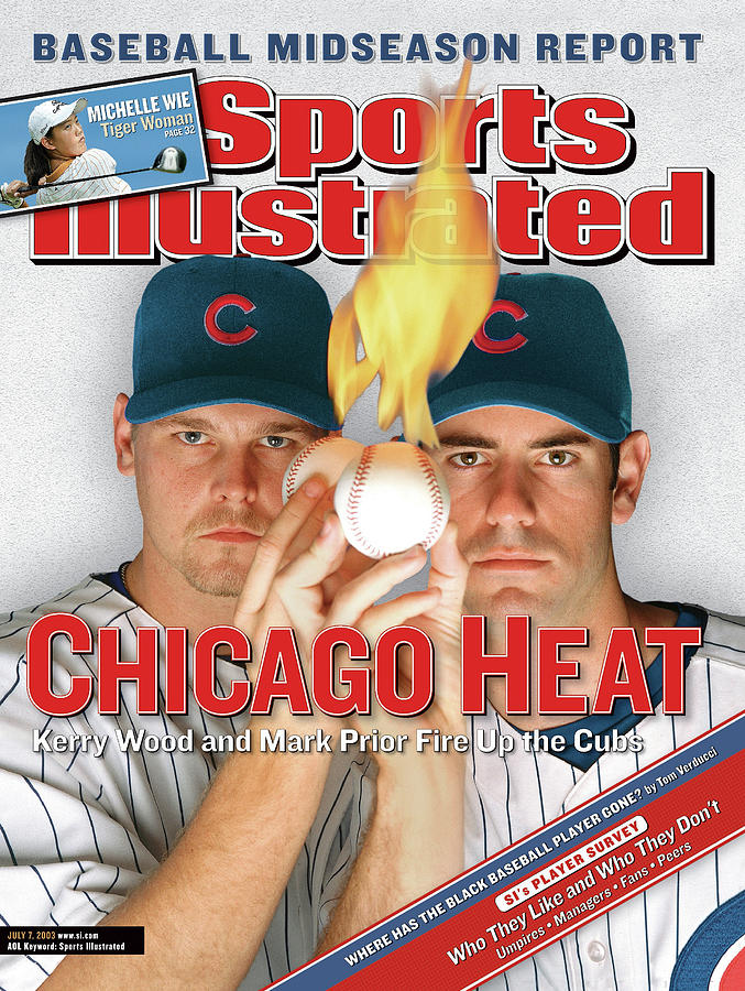 Chicago Heat Kerry Wood And Mark Prior Fire Up The Cubs Sports Illustrated Cover Photograph by Sports Illustrated
