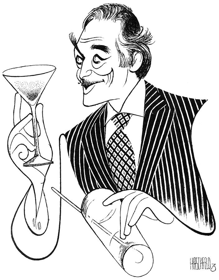 Christopher Plummer In Barrymore Drawing by Al Hirschfeld