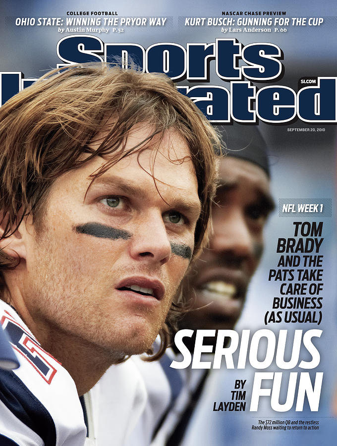 Tom Brady on Sports Illustrated Cover Photograph - Cincinnati Bengals V New England Patriots Sports Illustrated Cover by Sports Illustrated
