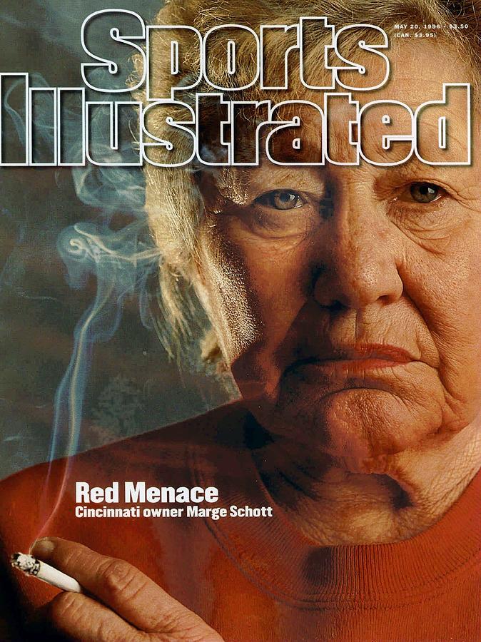 Cincinnati Reds Owner Marge Schott Sports Illustrated Cover by Cincinnati Reds Owner Marge Schott Sports Illustrated Cover by