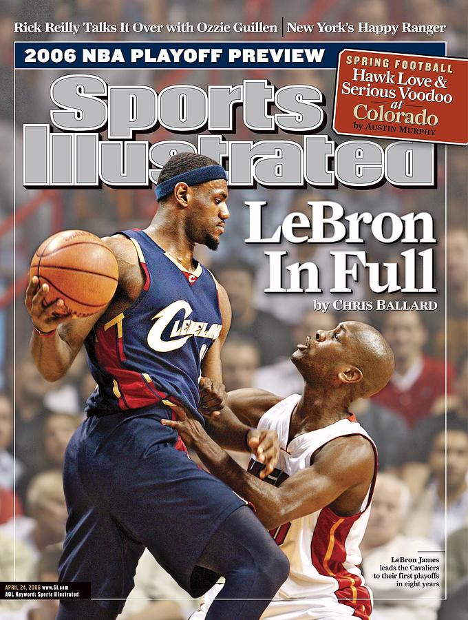 LeBron James NBA Playoff Battle Photograph - Cleveland Cavaliers LeBron James... Sports Illustrated Cover by Sports Illustrated