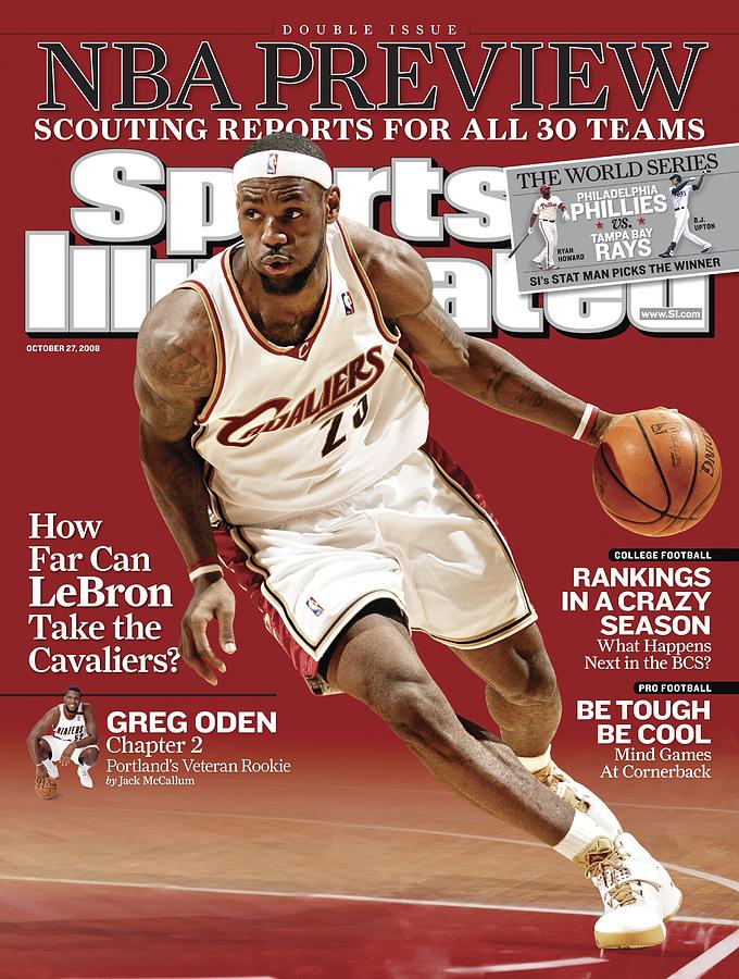 LeBron James on Sports Illustrated Cover Photograph - Cleveland Cavaliers LeBron James... Sports Illustrated Cover by Sports Illustrated