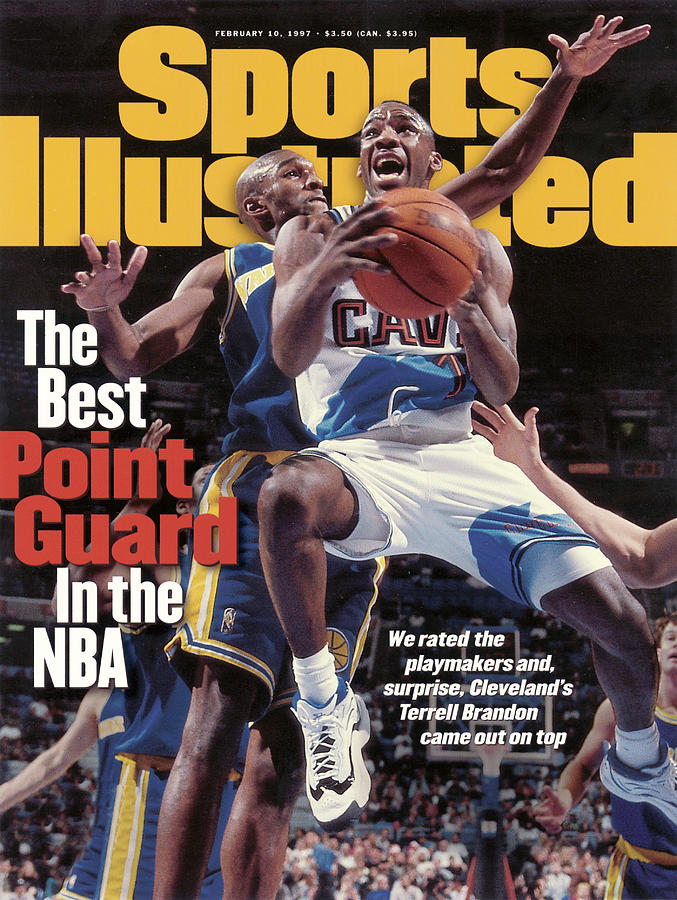 NBA Point Guard Action Photograph - Cleveland Cavaliers Terrell Brandon... Sports Illustrated Cover by Sports Illustrated