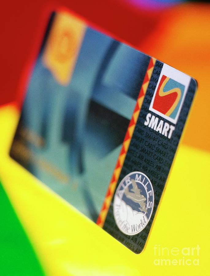 Close-up Of An Air Miles Smart Card by Steve Horrell / Science Photo ...