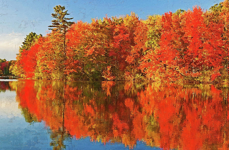 Colors of Maine - 01 Painting by AM FineArtPrints