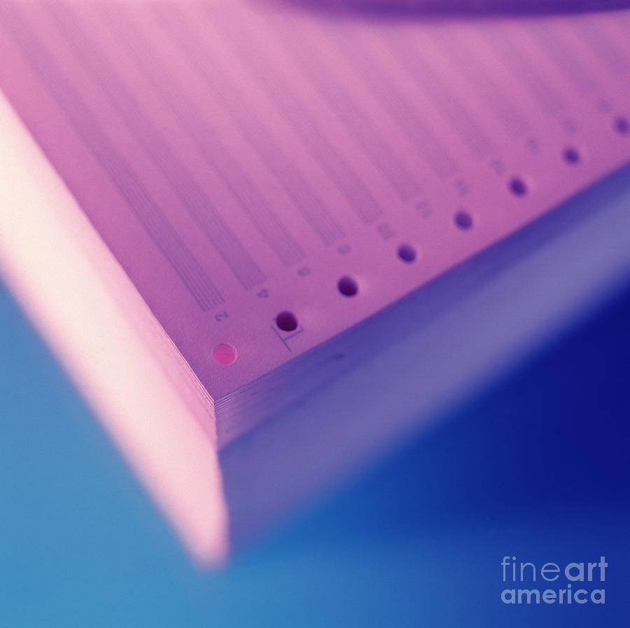 Computer Paper by Colin Cuthbert / Science Photo Library