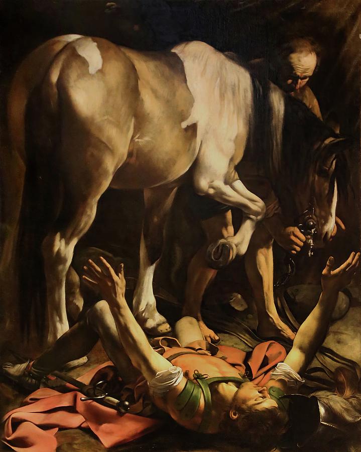 The Conversion of Saint Paul Painting - Conversion Of Saint Paul by Caravaggio