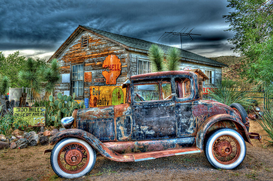 Cool old Model A Photograph by Lloyd Gillies