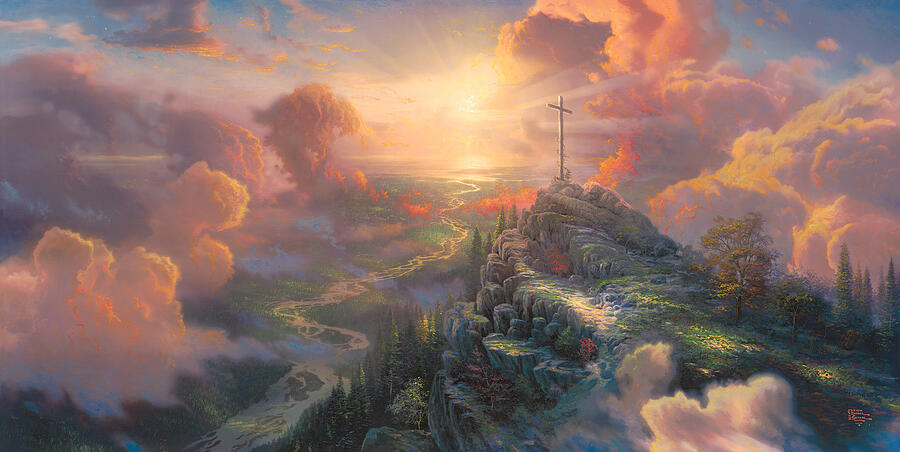 Cross by Thomas Kinkade