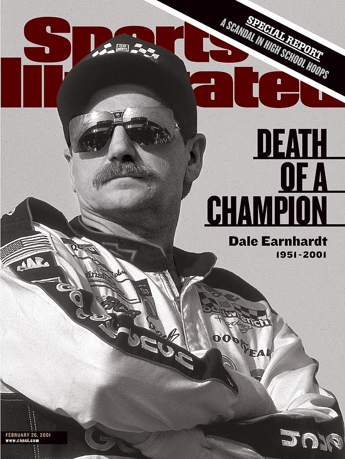 Dale Earnhardt Memorial Cover Photograph - Dale Earnhardt, 1993 Hooters 500 Sports Illustrated Cover by Sports Illustrated
