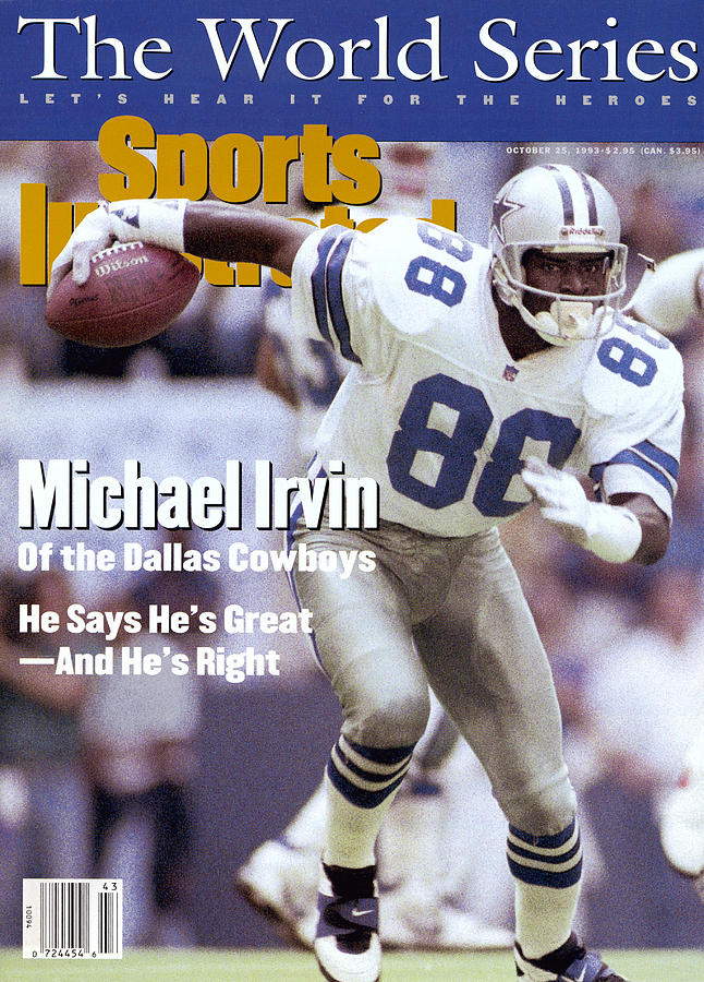 Michael Irvin Sports Illustrated Cover Photograph - Dallas Cowboys Michael Irvin... Sports Illustrated Cover by Sports Illustrated