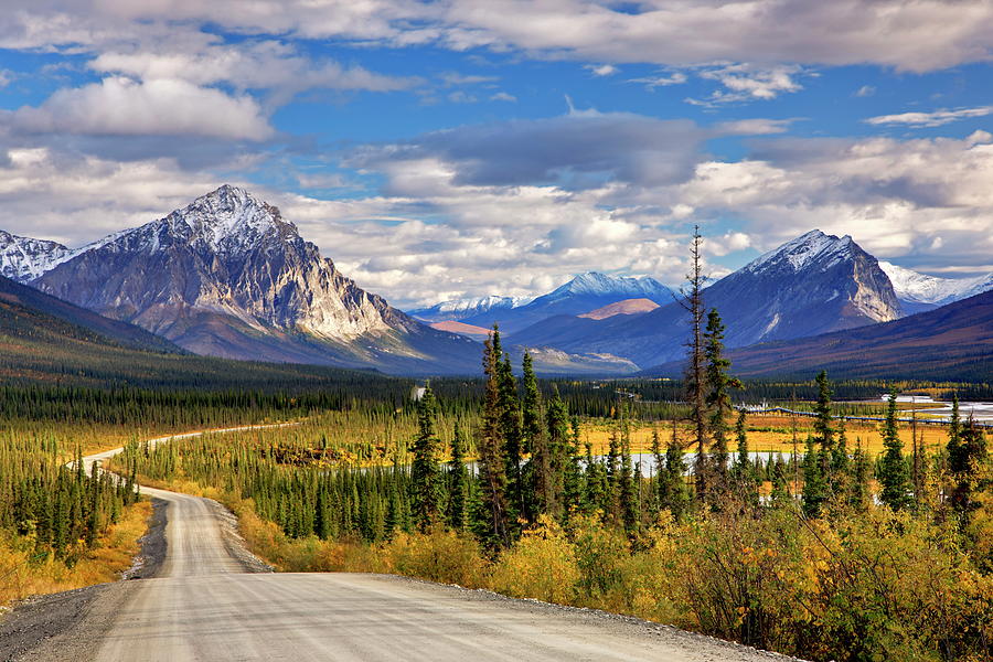 Dalton Highway In Alaska Photograph by Bernd Rommelt