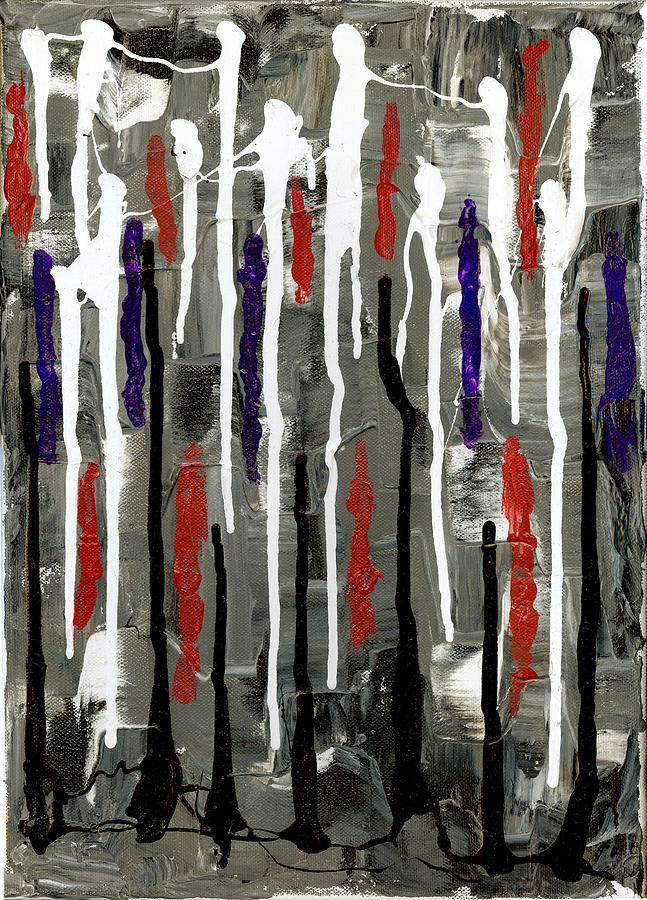 Epsilon #5 Abstract Painting by Sensory Art House