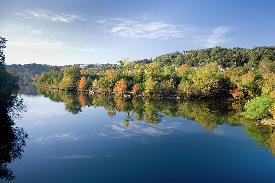 Fall Water Reflections Fall Reflections In Water by Dlanier