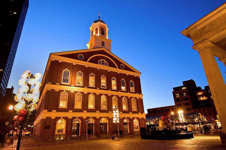 Faneuil Hall, Boston, Massachusetts Digital Art by G. Cam