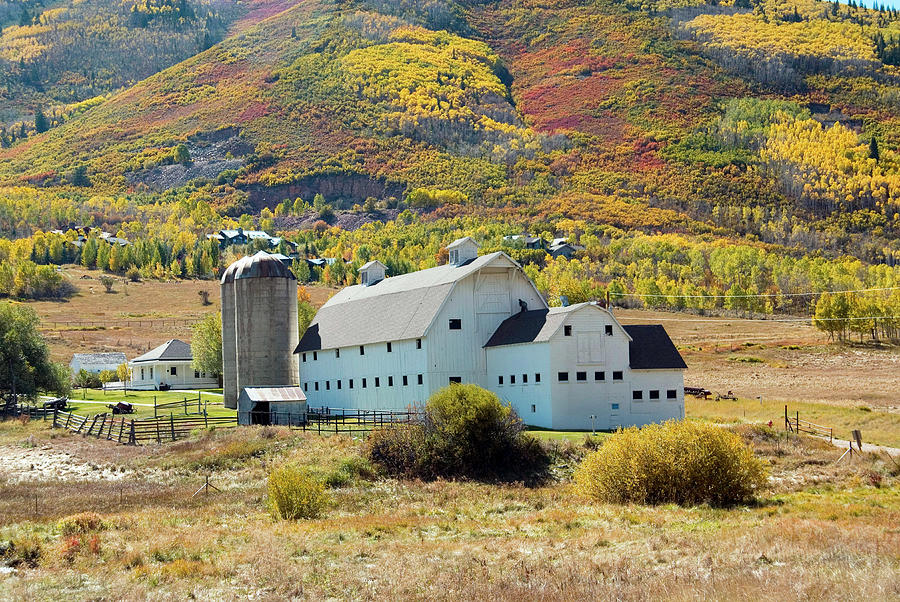 Farm In Park City, Utah Digital Art by G. Cam