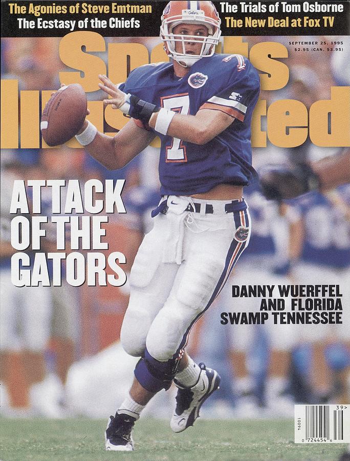 Danny Wuerffel in Action on Sports Cover Photograph - Florida Qb Danny Wuerffel... Sports Illustrated Cover by Sports Illustrated
