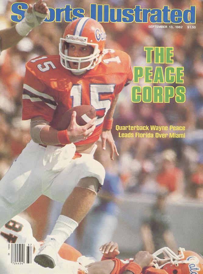 Wayne Peace in Action Photograph - Florida Qb Wayne Peace... Sports Illustrated Cover by Sports Illustrated