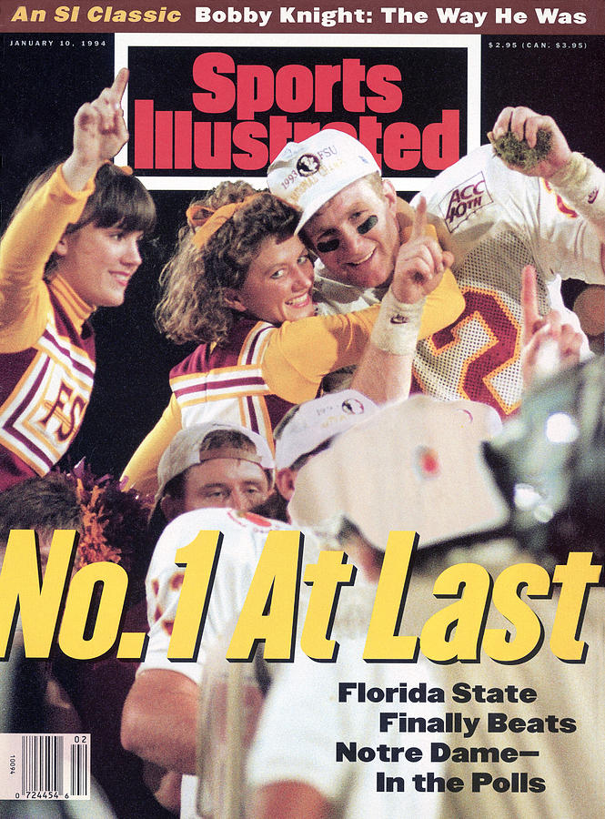 Florida State Victory Celebration Photograph - Florida State University Matt Frier, 1994 Fedex Orange Bowl Sports Illustrated Cover by Sports Illustrated