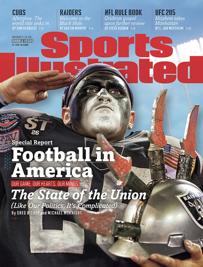 Football in America Cover Photograph - Football In America The State Of The Union Sports Illustrated Cover by Sports Illustrated