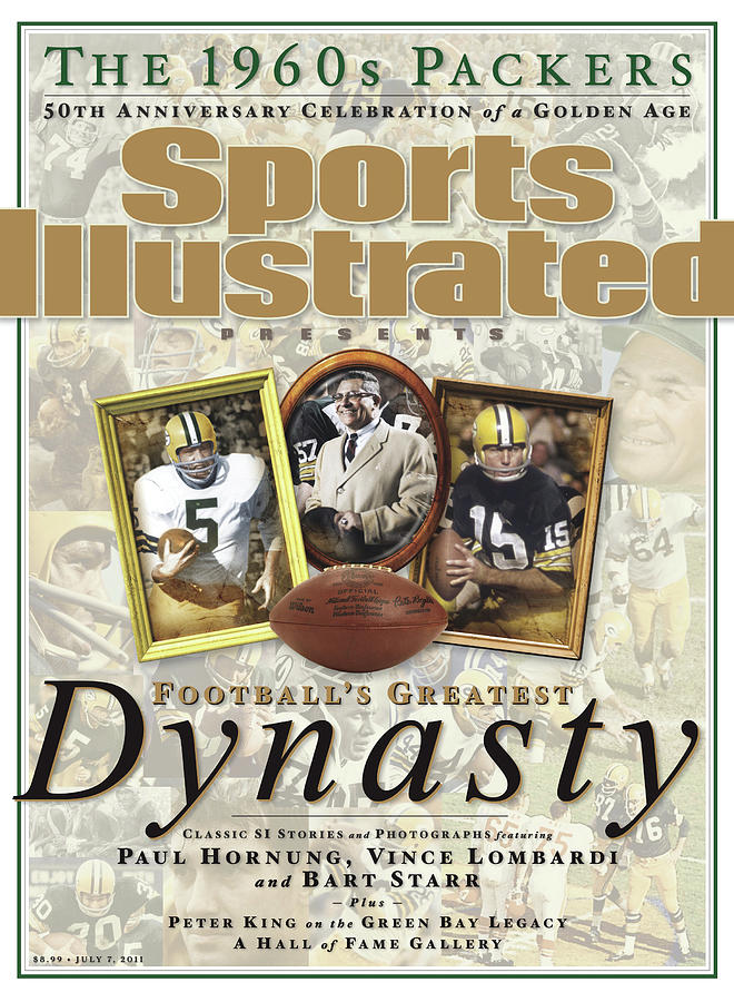 1960s Packers Celebrated in Sports Illustrated Photograph - Footballs Greatest Dynasty The 1960s Packers Sports Illustrated Cover by Sports Illustrated