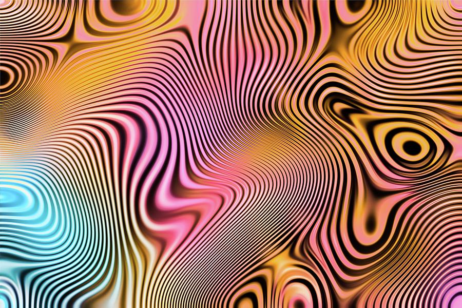 Freaky Pink Chaos Digital Art by Don Northup