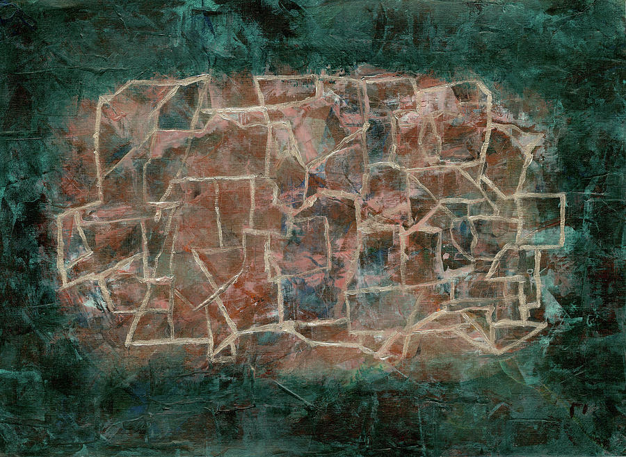 Gamma #45 Abstract Painting by Sensory Art House