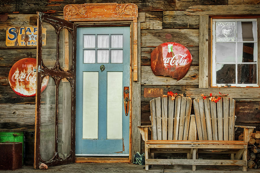 General Store Entrance Photograph by Susan Candelario