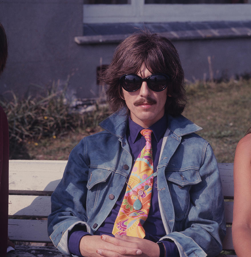 George Harrison in Sunglasses Photograph - George Harrison On The Magical Mystery by David Redfern