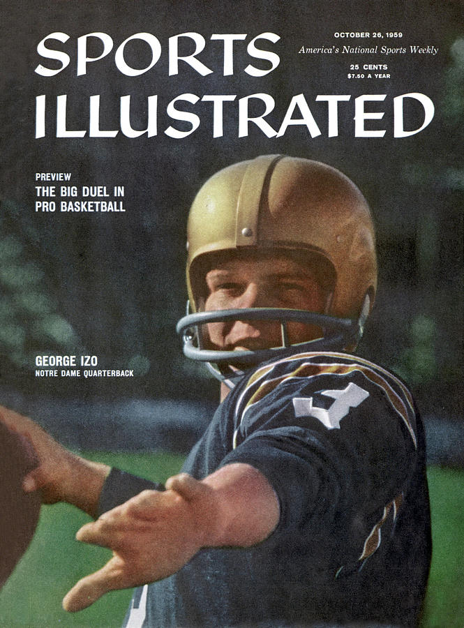 George Izo on Sports Illustrated Cover Photograph - George Izo Notre Dame Quarterback Sports Illustrated Cover by Sports Illustrated