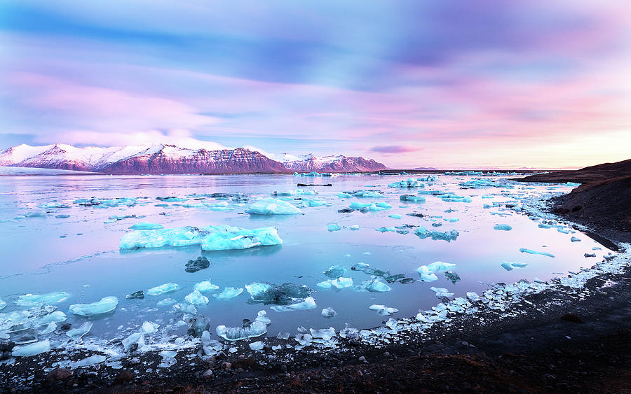 Glacial Pastels Photograph by Monamifoto