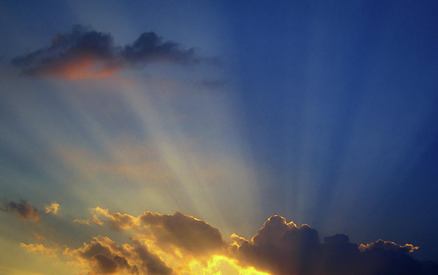 God Rays Photograph by Jeff Phillippi