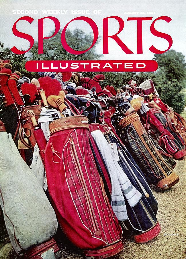 Retro Golf Bags on Magazine Cover Photograph - Golf Bags, 1954 Masters Tournament Sports Illustrated Cover by Sports Illustrated
