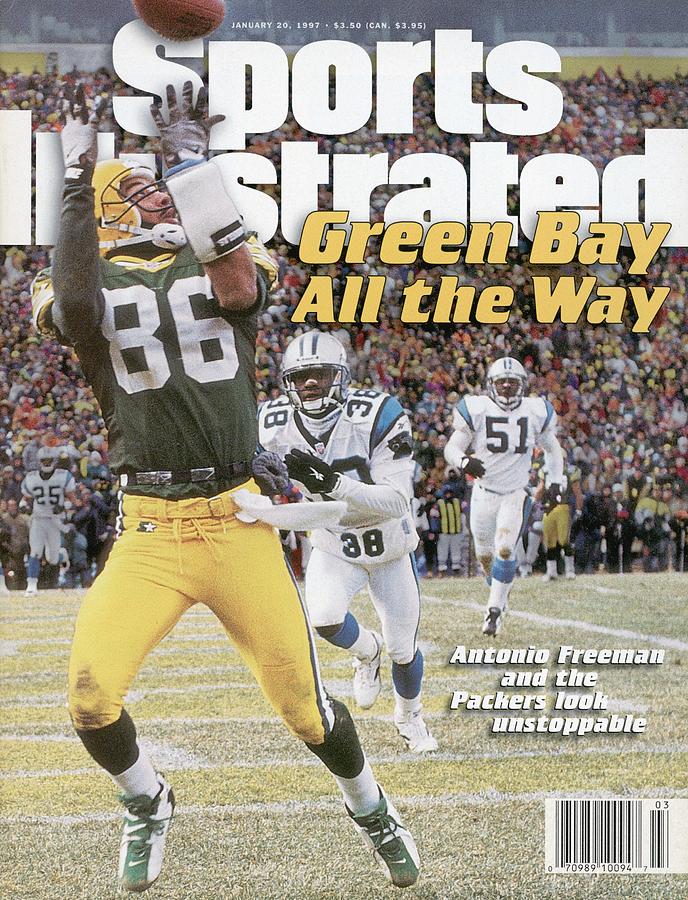 Green Bay Packers Victory Moment Photograph - Green Bay Packers Antonio Freeman, 1997 Nfc Championship Sports Illustrated Cover by Sports Illustrated