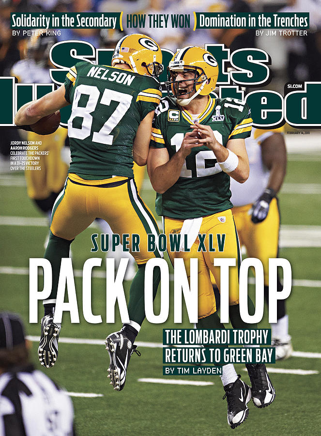 Green Bay Packers Celebrate Super Bowl Win Photograph - Green Bay Packers Vs Pittsburgh Steelers, Super Bowl Xlv Sports Illustrated Cover by Sports Illustrated