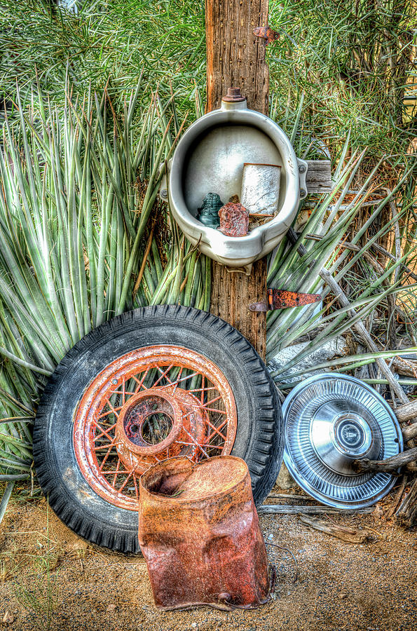 Grungy Urinal Photograph by Lloyd Gillies